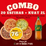 Combo 20 Esfihas + Kuat